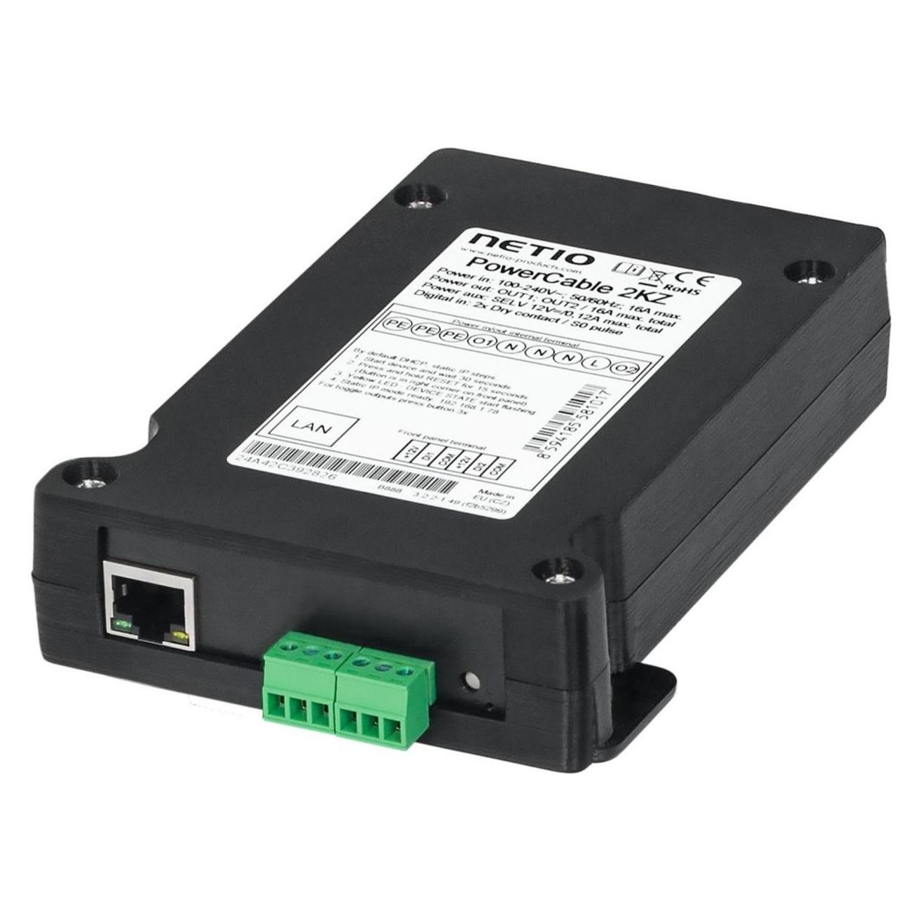 Netio PDU PowerCable 2KZ 2x 230 V geschaltet (PowerCable 2KZ)