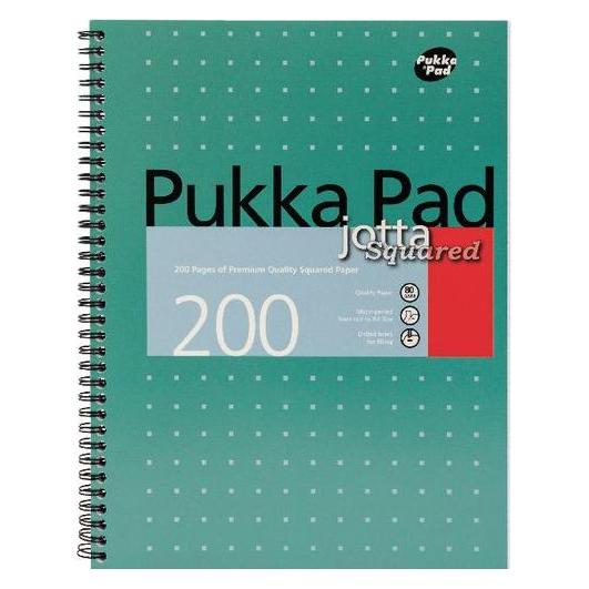 Pukka Pads Notizblock Pukka Pad Jotta JM018-SQ A4 80 gsm (A4, Kariert) (JM018-SQ)