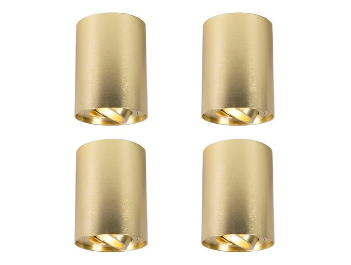 Lot de 4 spots dorés/laitonnés orientables - Rondoo up