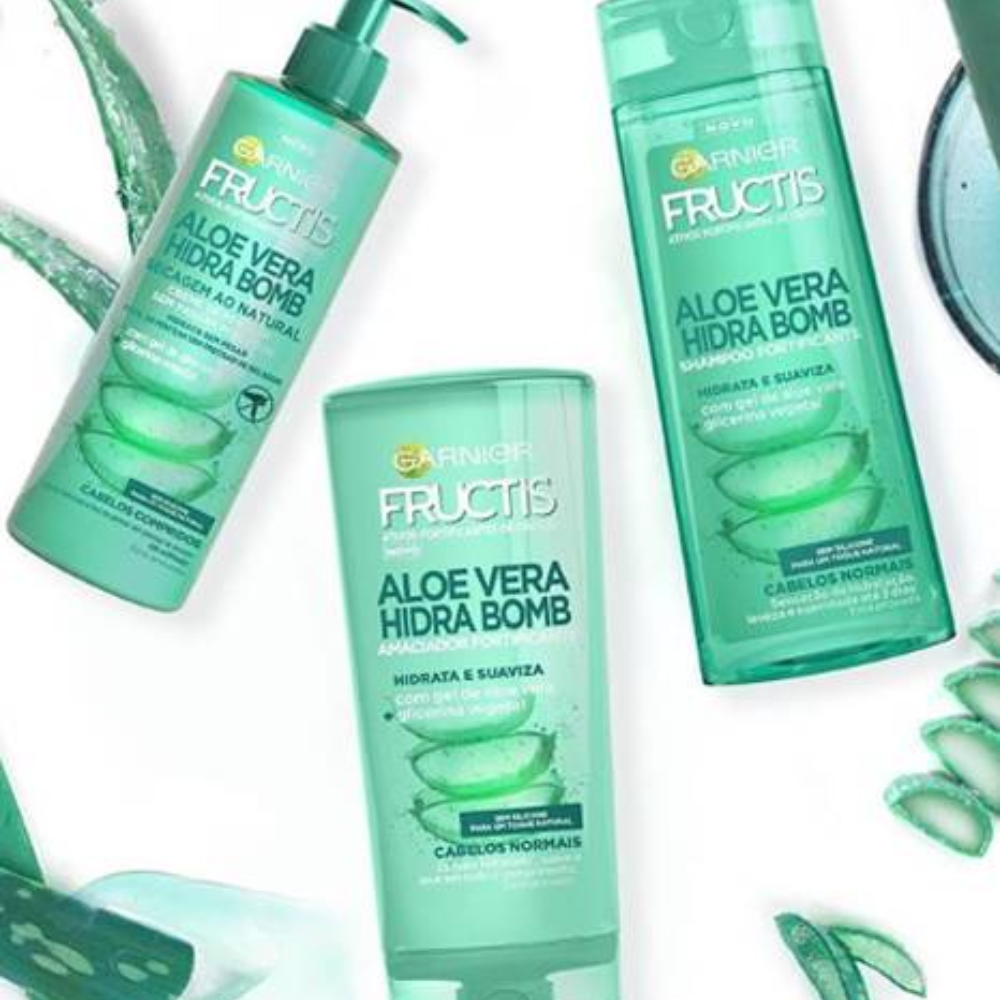 Garnier Fructis Aloe Vera Hydra Bomb Leave-In Hair Cream 400mL