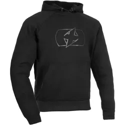 Oxford, Motorradjacke, Herren Motorcycle Armourlite AA Pullon Motorrad Hoodie, Schwarz, L (Herren, L)