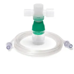 Vernebler-Set Cirrus 2 mit selbstschließendem T-Stück zum Einbau in 22 mm Beatmu...