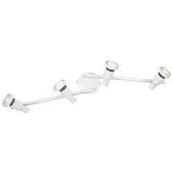 OSRAM LED SPOT GU10 4er Deckenstrahler dimmbar Weiß 2700K warmweiße Lichtfarbe mit hoher Farbwiedergabe