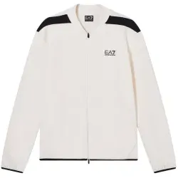 EA7 für Herren. 7M001597_AF20845 Jacke Natural Ventus weiß (M), Lässig, Sportlich, Baumwolle