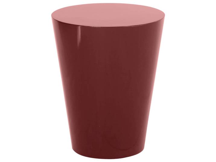 Stylife Beistelltisch, Rot, rund, 40x51x40 cm, Wohnzimmer, Wohnzimmertische, Beistelltische