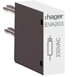 Hager EVA203 RC Löschglied 230 VAC zu Schütze EV040...EV095, EVN063...EVN200