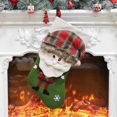Inspired Deals Rustic Elk Christmas Ornament Christmas Stocking Ornament For Gift Bags & Holiday Tree Decor santa Claus