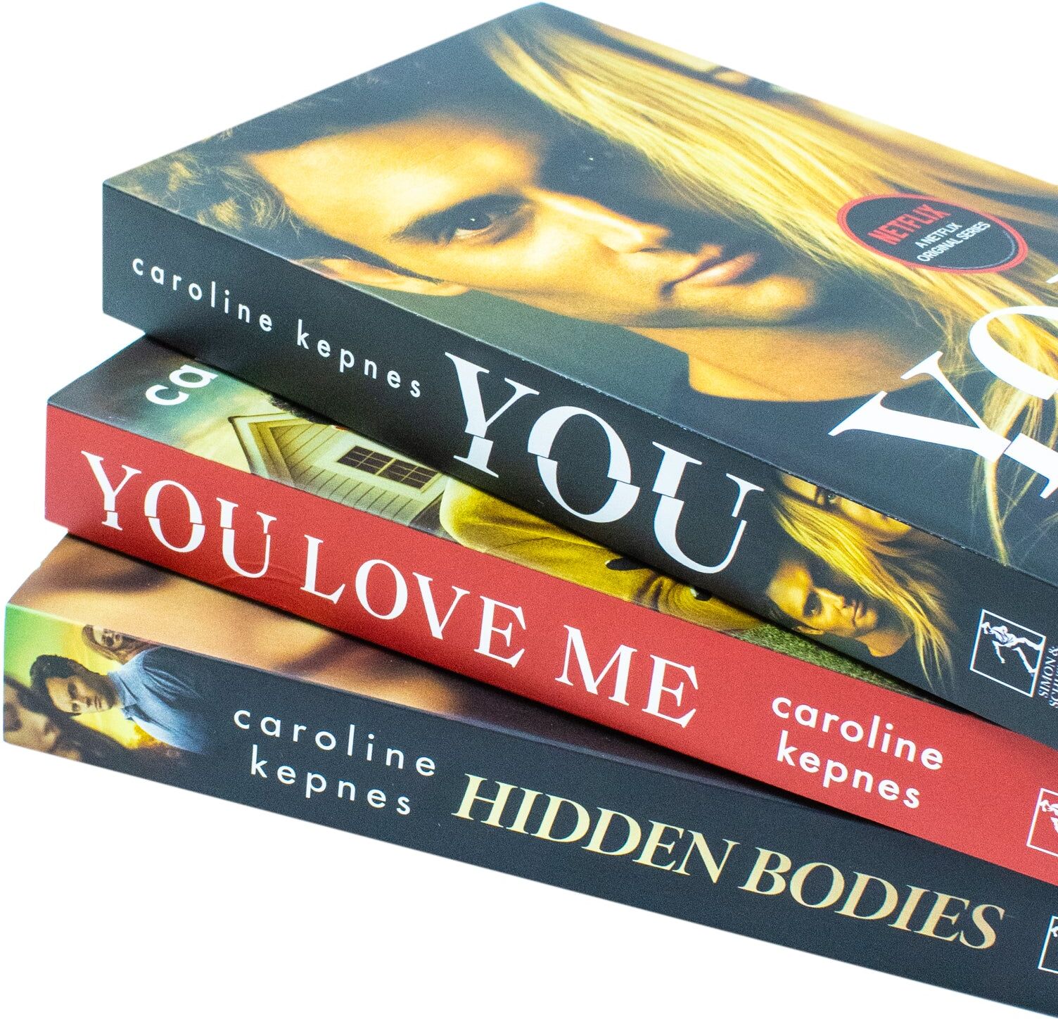 Simon & Schuster UK Caroline Kepnes Collection 3 Books Set  - You, Hidden Bodies, You Love Me   Psychological Thriller & Dark Romance Novels