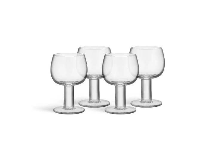 Kosta Boda verre Fars Transparent, lot de 4