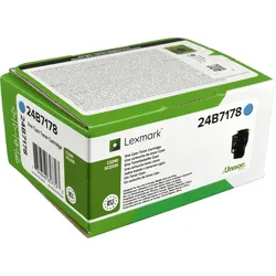 Lexmark Toner 24B7178 cyan