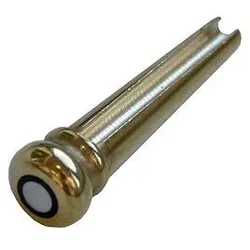 John Pearse Kingpins Brass French Eye (6), Zubehör Instrumente, Silber