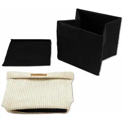Aufbewahrungskorb, Aufbewahrungskorb Casual Faltbare Aufbewahrungsbox Cord 2P (33 cm, 2x)