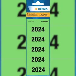 HERMA Inhaltsschild 2024 60x26mm VE=10x100 Stück grün