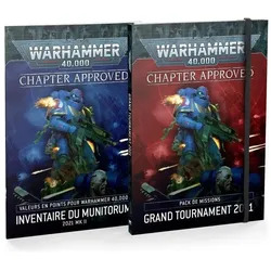 Games Workshop Chapter Approved: Pack de Missions Grand Tournament 2021 et Inventaire du Munitorum 2021 MkII (Papier)