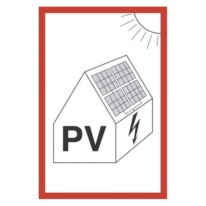 Hein Industrieschilder GmbH HEIN 179282 Hinweisschild HEIN 179282 Photovoltaik-anlage Folie 148x105m (179282)