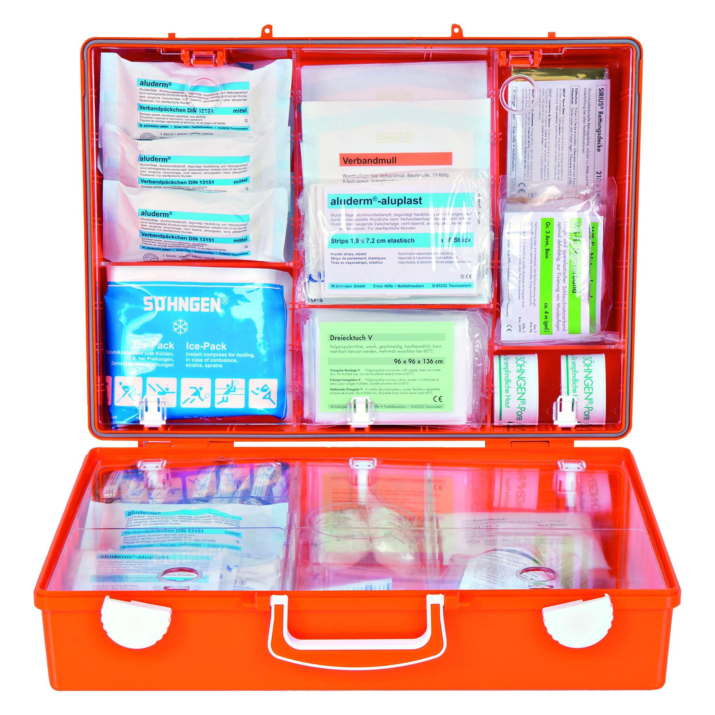 Söhngen Erste-Hilfe-Koffer MT-CD DIN 13169 orange (3001160)