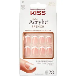 KISS Nails Salon Acrylic French Bonjour - weiß|hautfarben