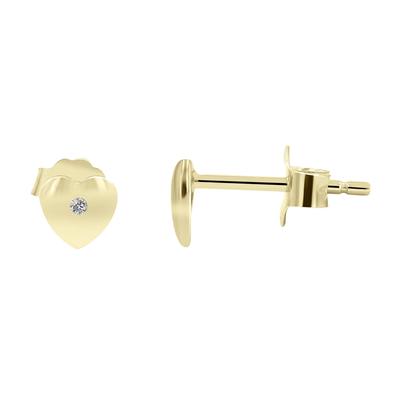 Paar Ohrstecker ADELIA´S "Ohrringe – Ohrstecker aus 925 Silber", Damen, Gr. Damen, Silber 925 (Sterlingsilber), gold, Ohrringe, Ein kleines Geschenk mit großer Wirkung