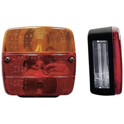 IWH Anhänger-Rückleuchte Schraubanschluss Blinker, Bremslicht, Kennzeichenleuchte, Rückleuchte hinten, links, rechts 12 V, 24 V