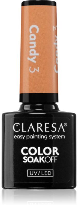 Claresa SoakOff UV/LED Color Candy gel nail polish shade 3 5 g