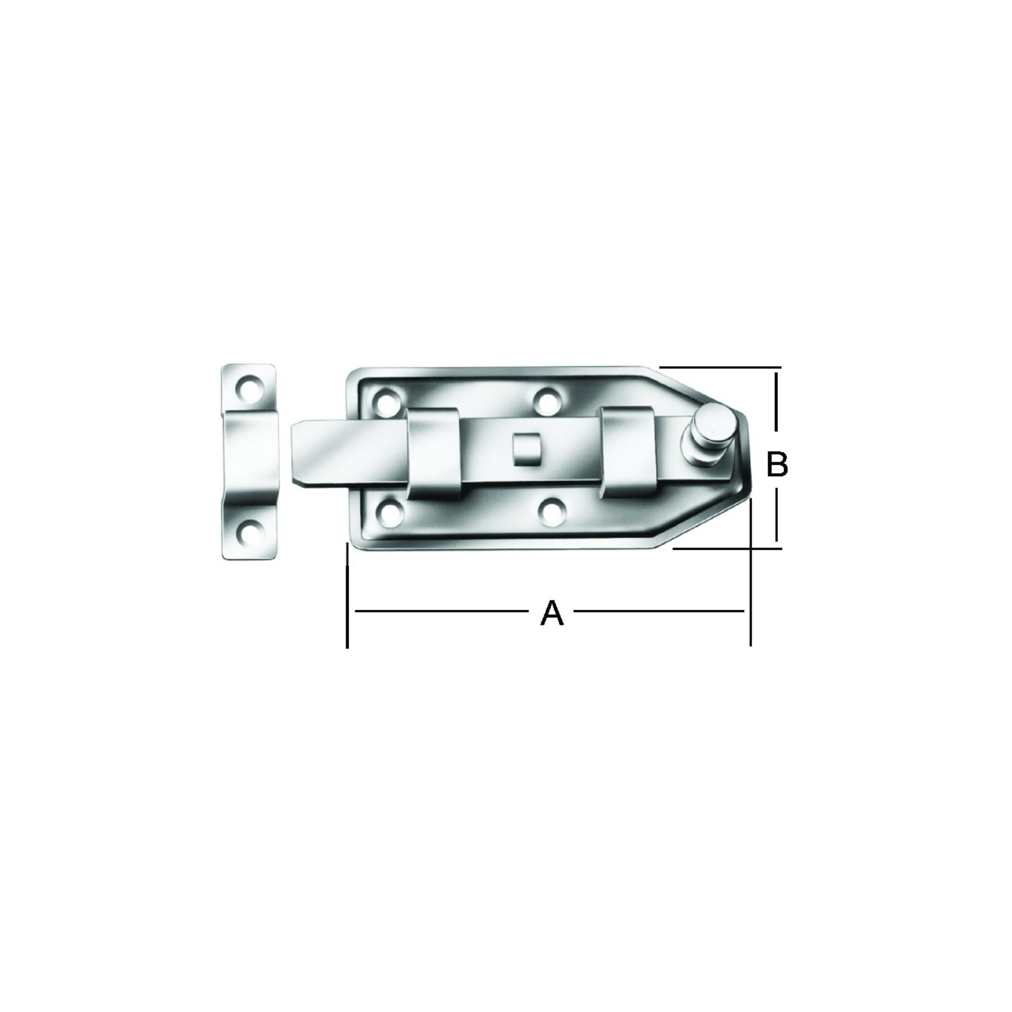 VORMANN Knopfriegel mit Schlaufe gerade, B56xL140mm verzinkt (000107140Z)