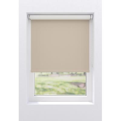 Rollo MY HOME "Ina", beige (sand, sand, weiß), B:210cm H:190cm, Polyester, Rollos, weiße Rückseite, Klemmfix oder Schraubmontage