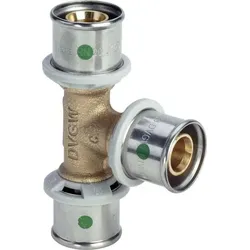 Rotguss-T-Stück SANFIX-P 2118, 566807 32x20x32mm, aus Rotguss