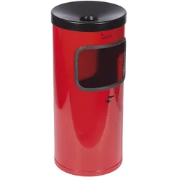 TKG, Aschenbecher, Rondo Kombi Standaschenbecher rot