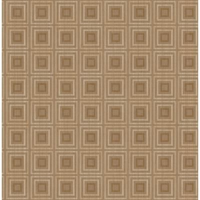 Seabrook Designs Linette Squares Unpasted Wallpaper