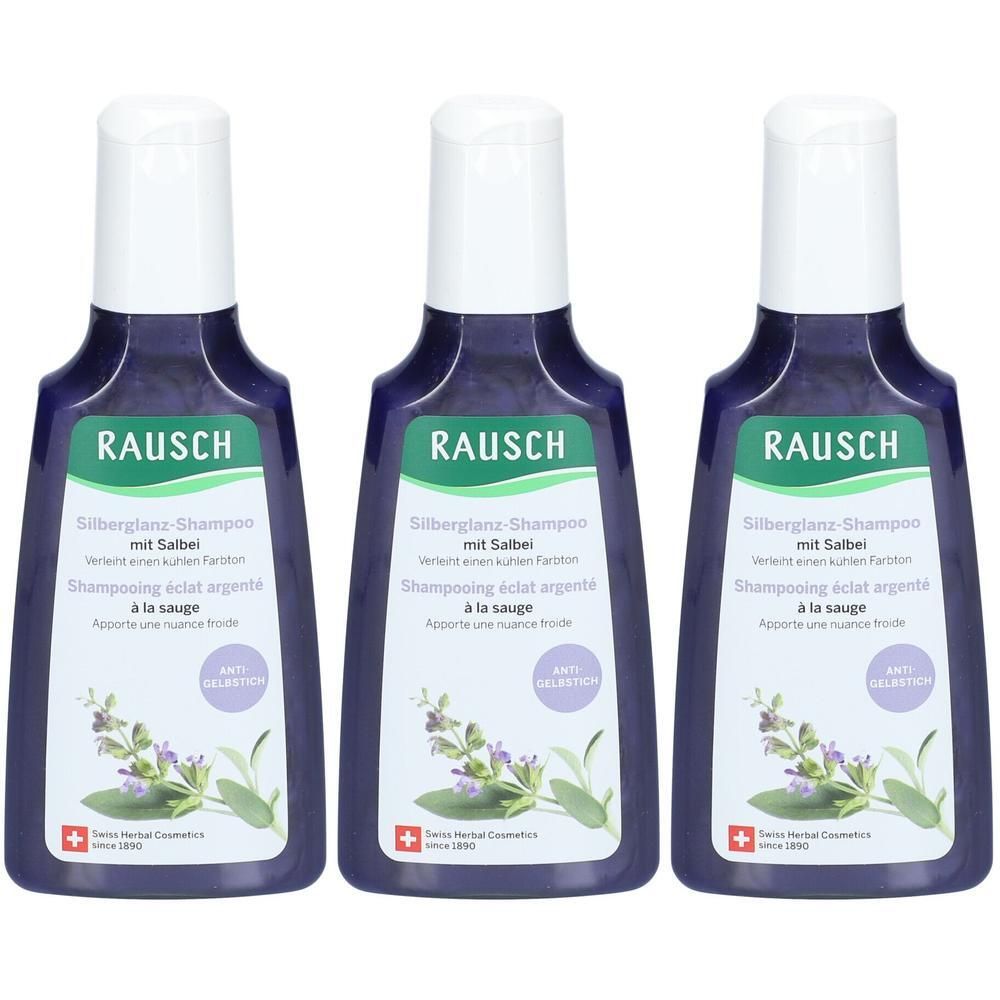 Rausch Silberglanz-Shampoo mit Salbei x3 3x200 ml Shampoo