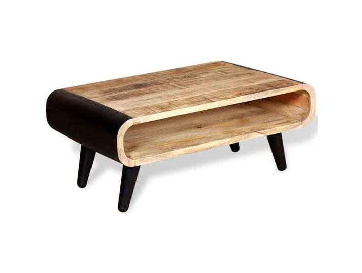 Elégance-Chic Table basse - Bois de manguier brut - 90x55x39 cm - Petite table salon_001630214