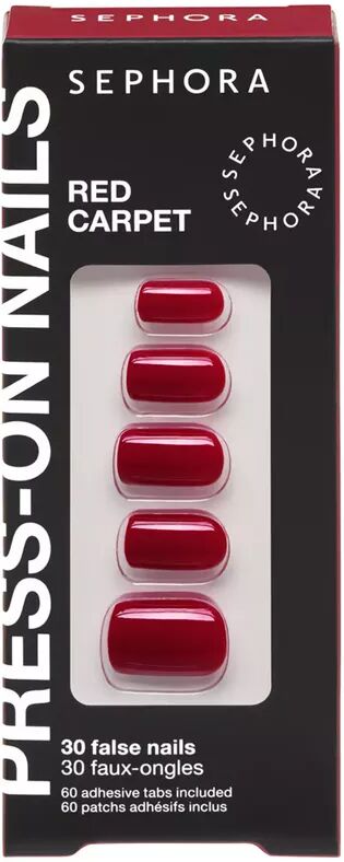 SEPHORA - PRESS ON - Kunstnagel-Set, 30 Stück, Red carpet