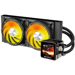 Darkflash Tech DarkFlash Water Cooler DE240 Black, CPU Wasserkühler, Schwarz
