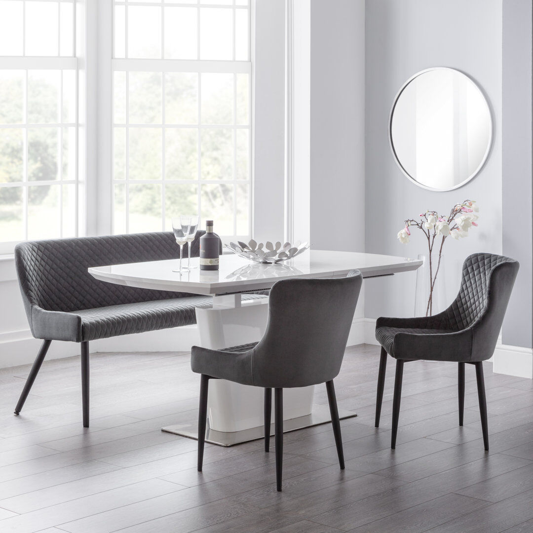 Ivy Bronx Wynnfield Dining Set Grey