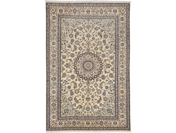 Nain 9La Teppich 204x309 Handgeknüpft Orientteppich Perserteppich Wolle mit Seide