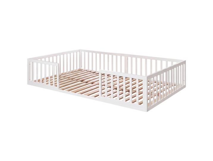 Roba Bodenbett roba Bodenbett, Weiß, Schichtholz,Schichtholz, 120x200 cm, bodentiefer Einstieg, Babymöbel & Kindermöbel, Kinderzimmer & Jugendzimmer, Kinderbetten, Kinderbetten & Jugendbetten