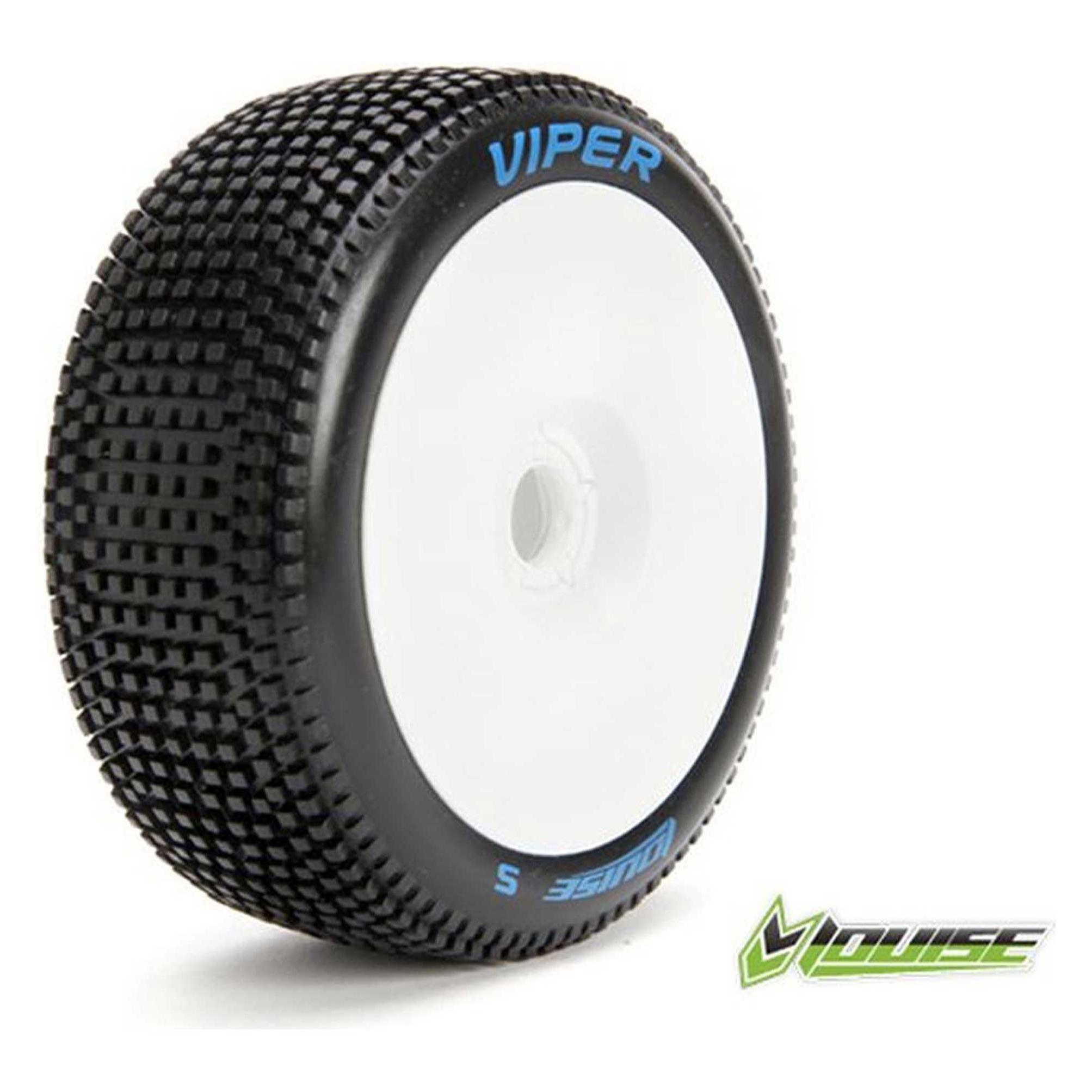 Louise b-viper soft reifen set 1/8 offroad weiss (LOUT3194SW)