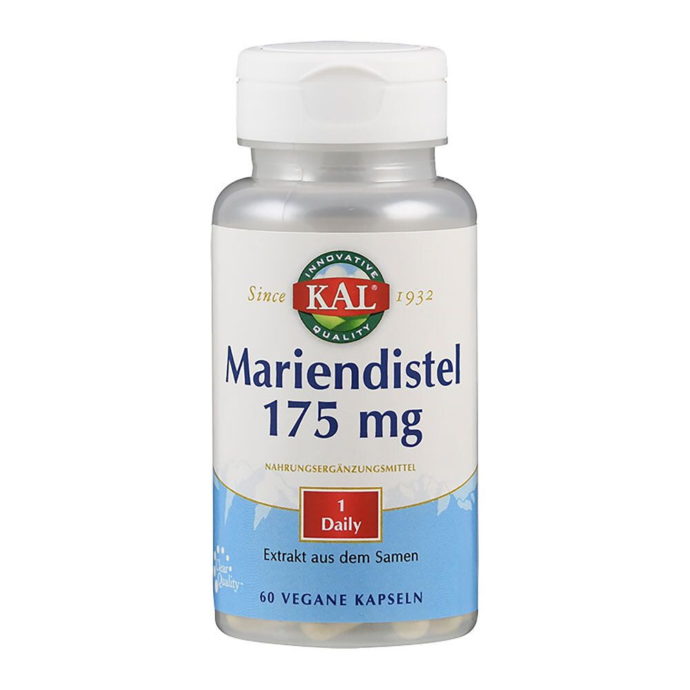 Mariendistel Extrakt 175 mg KAL Kapseln 60 St