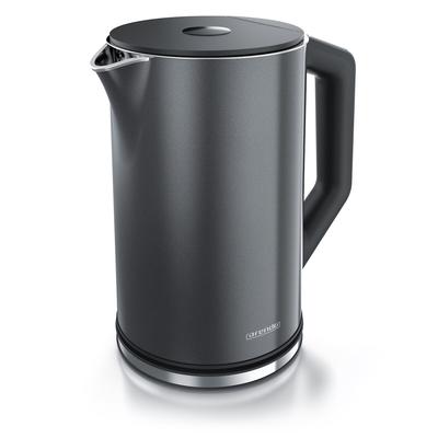 Arendo Wasserkocher, Edelstahl oder Glas, Temperaturanzeige & Warmhaltefunktion