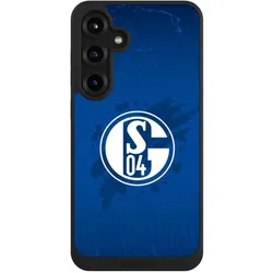 Nivocase Handyhülle für Samsung Galaxy S25+ Hülle NIVOpure Case Schwarz FC Schalke 04 Offizielles (Samsung Galaxy S25+), Smartphone Hülle, Schwarz