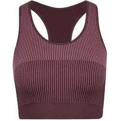 hummel, Damen, Funktionsshirt, Hmlyoga Seamless W Crop Top (L), Braun