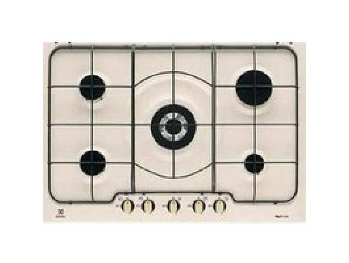 Cuisinière à gaz Electrolux RGG 7253 OON - Sable - 5 brûleurs - Sécurité gaz - Four à gaz - Vapeur
