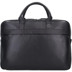 Castelijn & Beerens /u0026 Beerens Laptoptas 15 inch - leer - zwart (17.32"), Notebooktasche, Schwarz