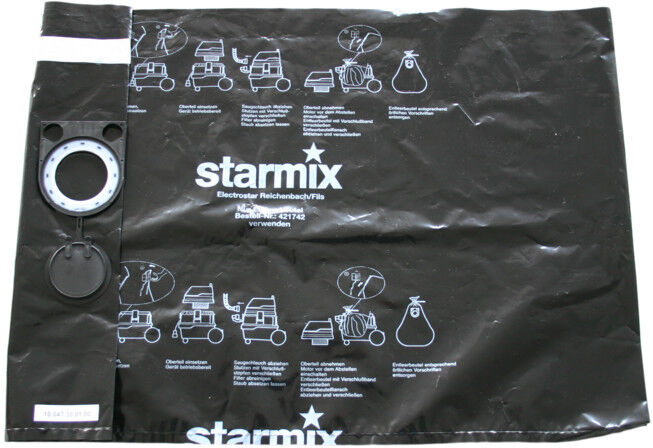 Sac de vidange et d'élimination Starmix PE FBPE pour ISP H-asbestos (425757)
