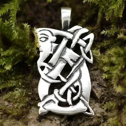 Drachensilber Celtic Man keltischer Schmuck Anhänger aus Silber 925 - Silber