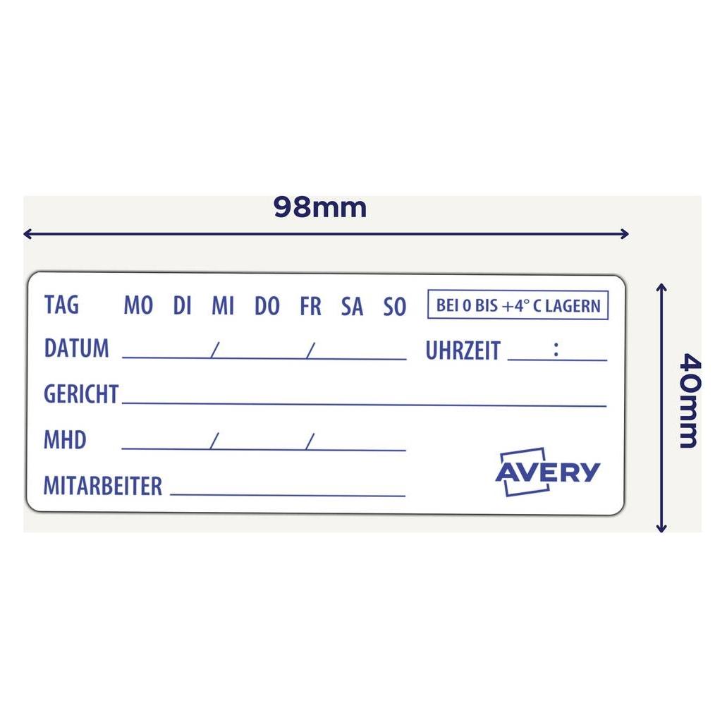 Avery Lebensmittel-Etiketten (ETITEMOIN.DE)