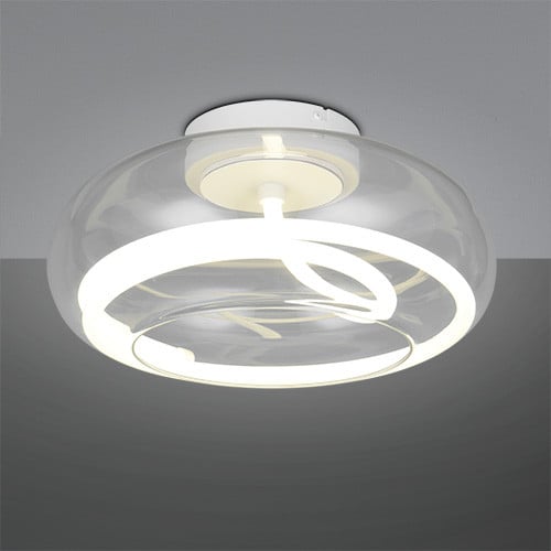 Trio Tarsia Design Plafondlamp Wit Ø 40 cm