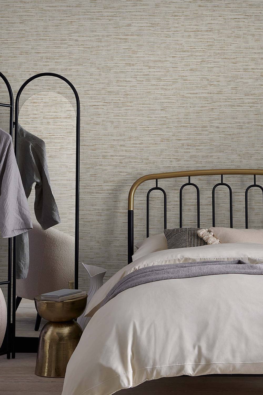 home24 Vliesbehang Watercolour Abstract beige Breedte: 52 cm, Lengte: 1005 cm