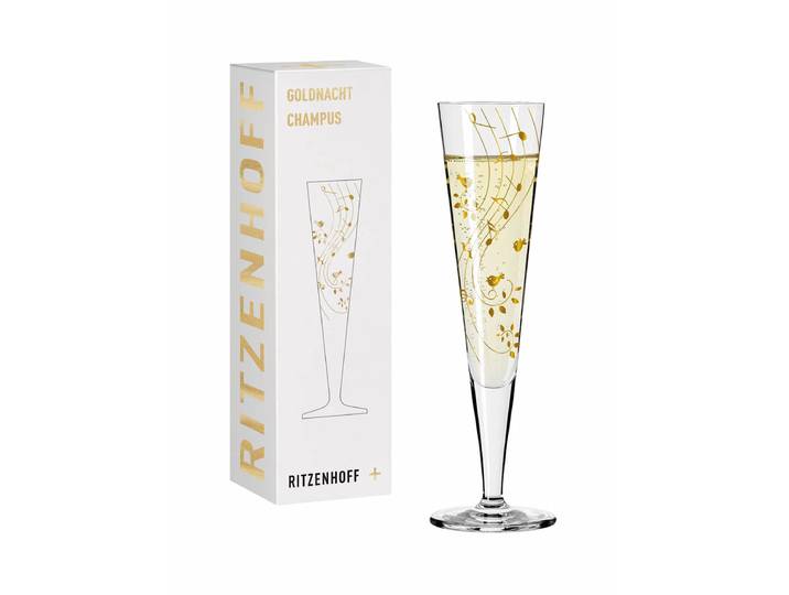 Ritzenhoff Goldnacht No2 Tonleiter Champagnerglas