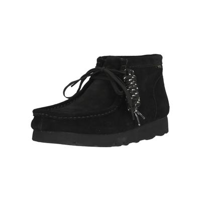 Stiefel CLARKS "WallabeeBT GTX", Damen, Gr. 44, schwarz, Schuhe Stiefel, mit atmungsaktiver Gore Tex-Membran